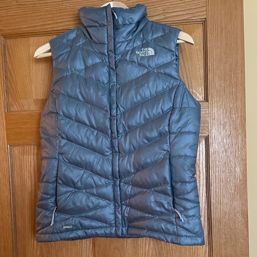 The North Face Steel Blue Quilted Vest